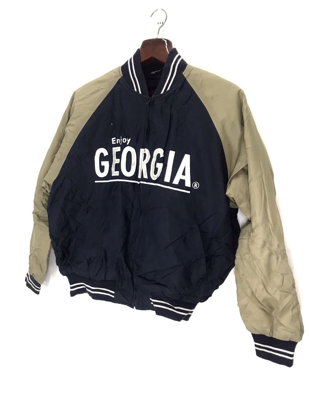 Vtg Enjoy Georgia Spell out Varsity Jacket