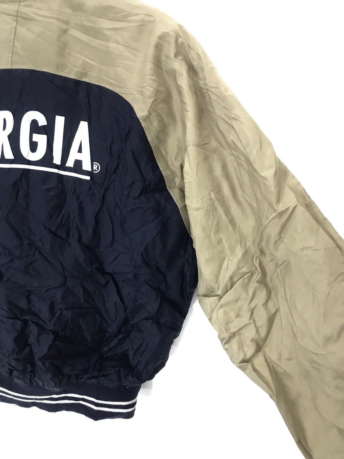 Japanese Brand Vtg Enjoy Georgia Spell out Varsity Jacket Size US L / EU 52-54 / 3 - 3 Thumbnail
