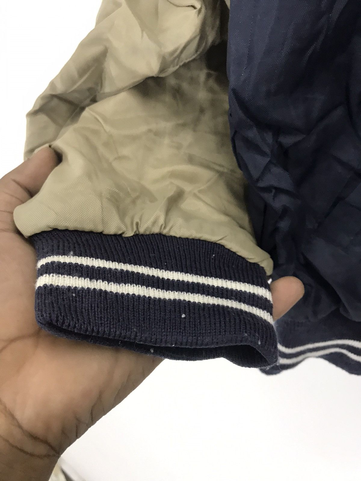 Japanese Brand Vtg Enjoy Georgia Spell out Varsity Jacket Size US L / EU 52-54 / 3 - 5 Thumbnail