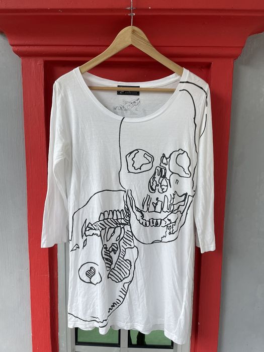 Hysteric Glamour Rare Hysteric Glamour X Andy Warhol Skull Tshirt
