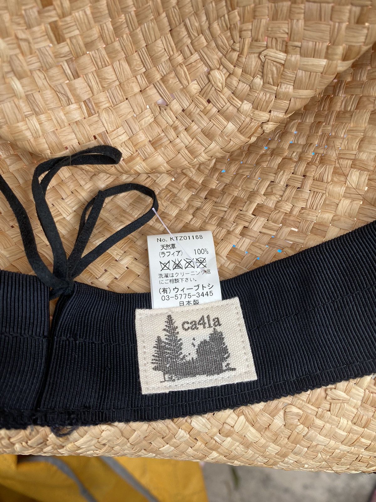 CA4LA × Japanese Brand Ca4la Natural Grass Raffia Straw Hat Size ONE SIZE - 5 Thumbnail