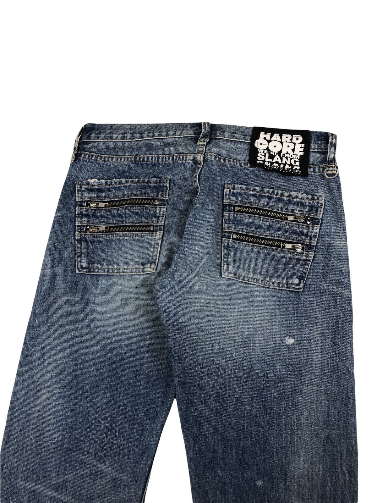 Japanese Brand 1990s RNA Multi zipper Seditionaries Punk Style Jeans Size US 32 / EU 48 - 10 Thumbnail