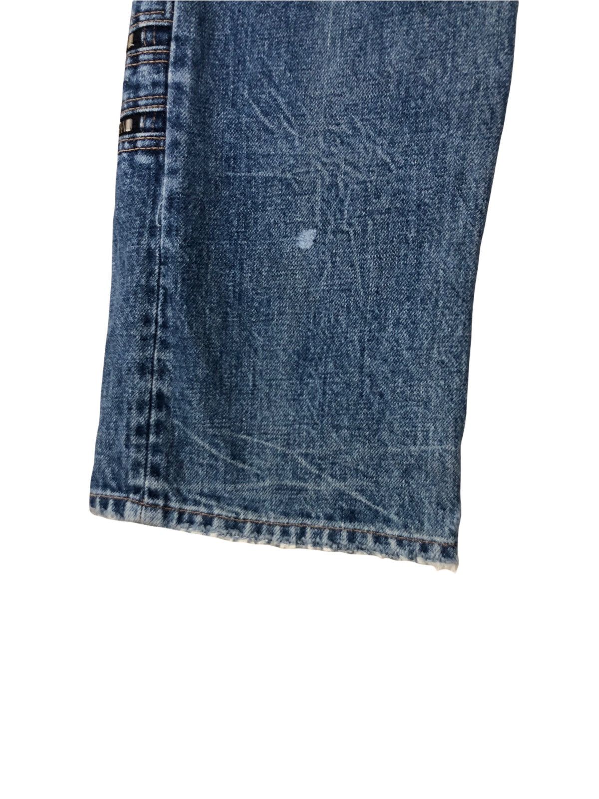 Japanese Brand 1990s RNA Multi zipper Seditionaries Punk Style Jeans Size US 32 / EU 48 - 3 Thumbnail