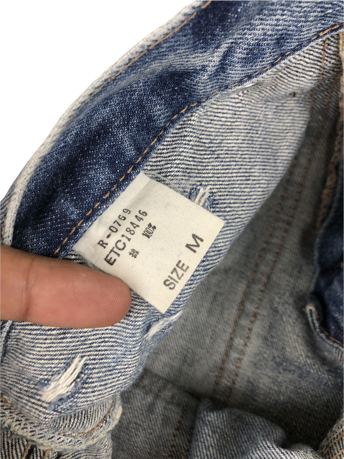 Japanese Brand 1990s RNA Multi zipper Seditionaries Punk Style Jeans Size US 32 / EU 48 - 12 Thumbnail