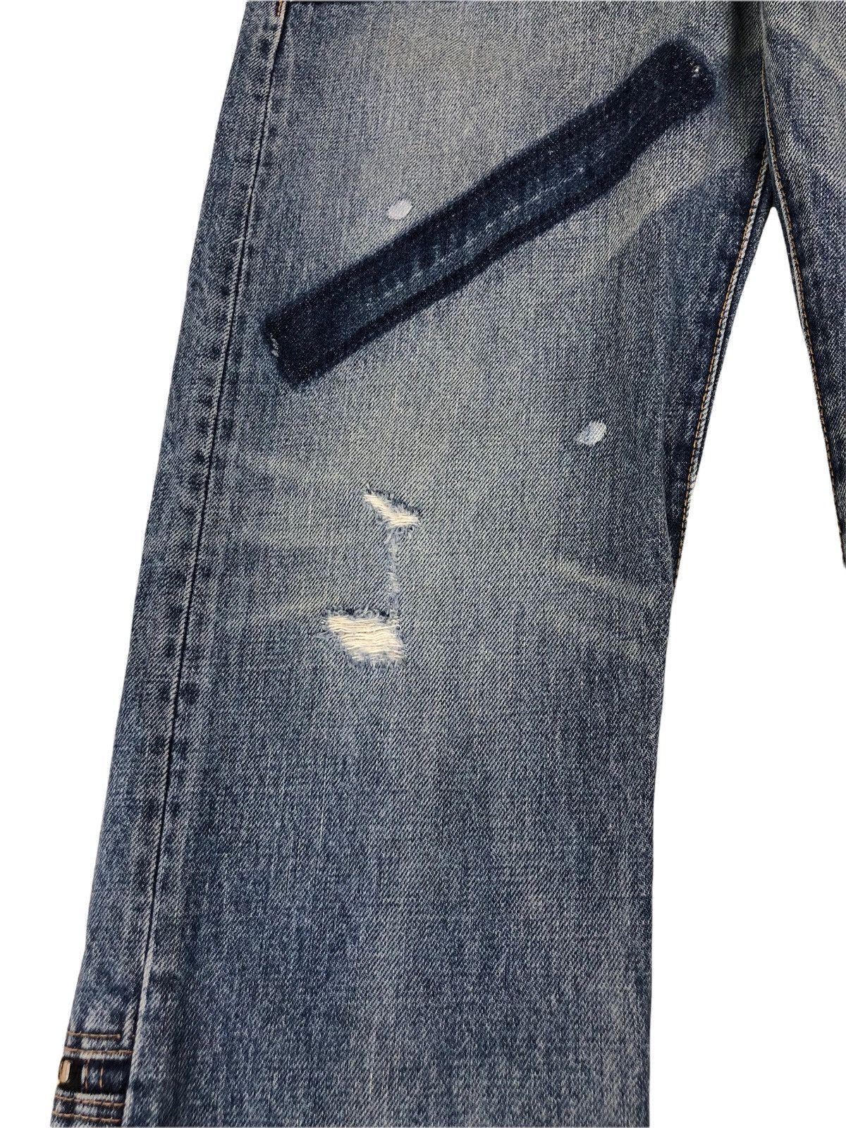 Japanese Brand 1990s RNA Multi zipper Seditionaries Punk Style Jeans Size US 32 / EU 48 - 6 Thumbnail