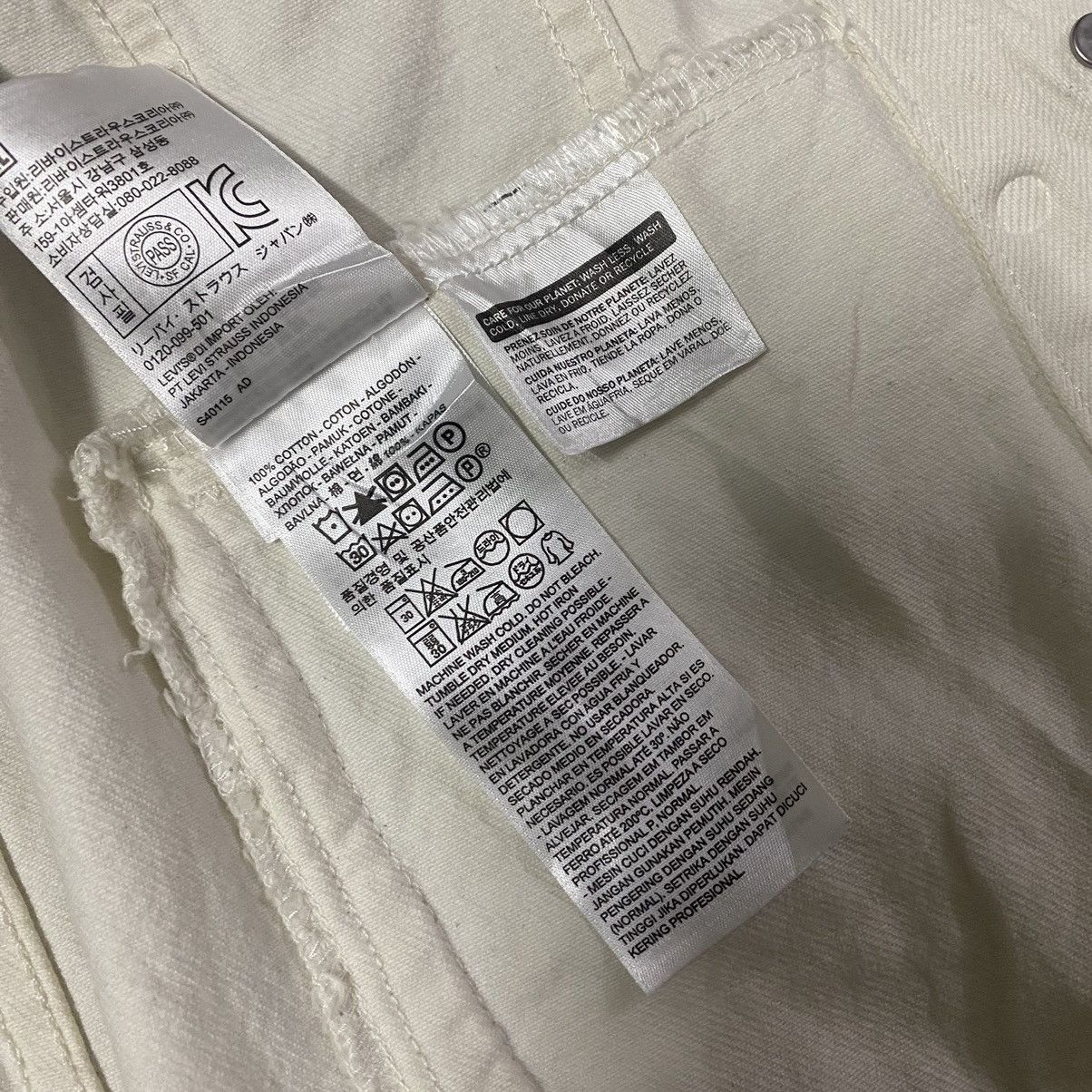 Levi's Levis Ex-Boyfriend Trucker Denim Jacket Distressed Size M / US 6-8 / IT 42-44 - 22 Thumbnail