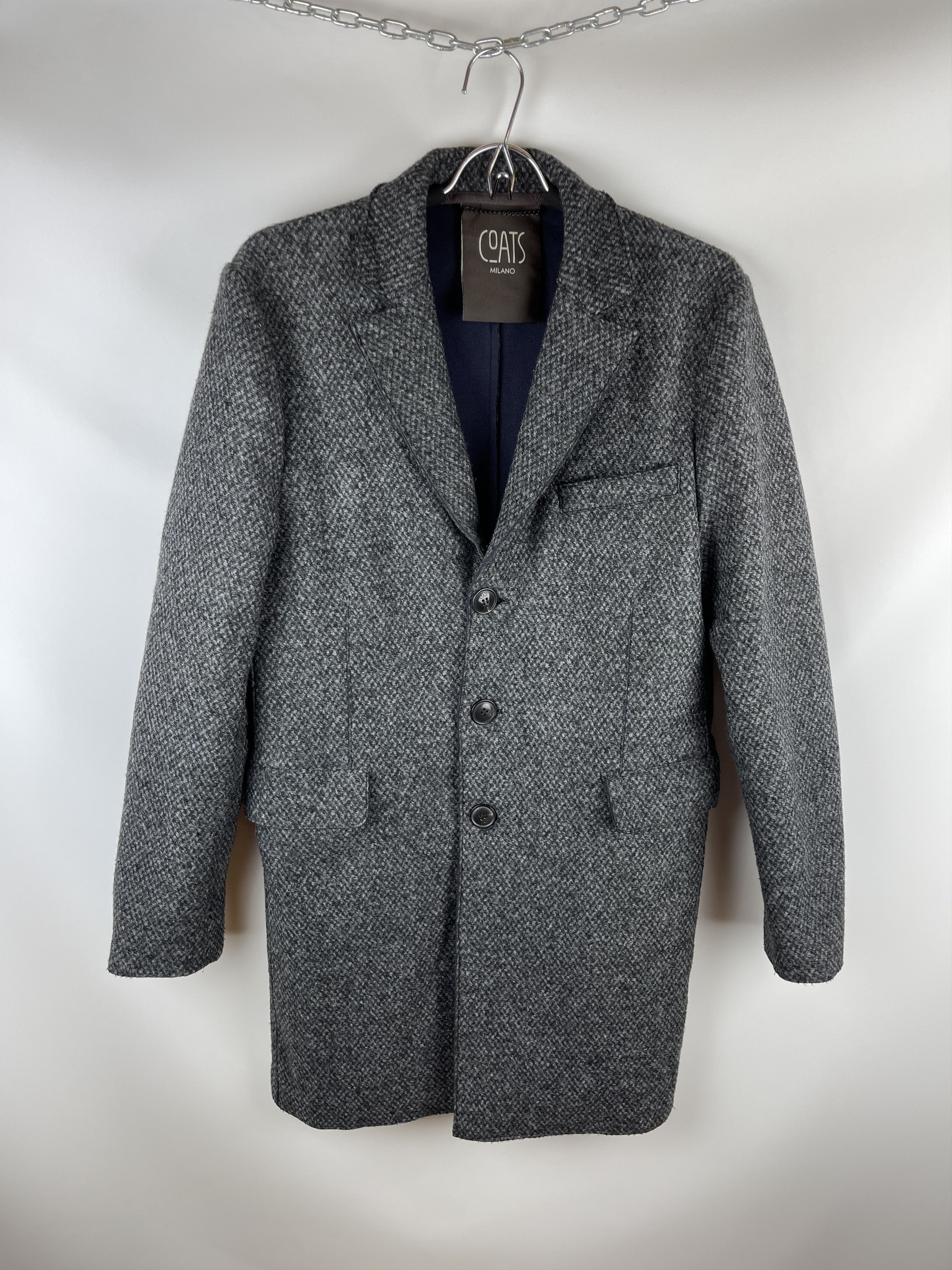 Other Coats Milano made in Italy wool grey trench coat Size US M / EU 48-50 / 2 - 1 Thumbnail