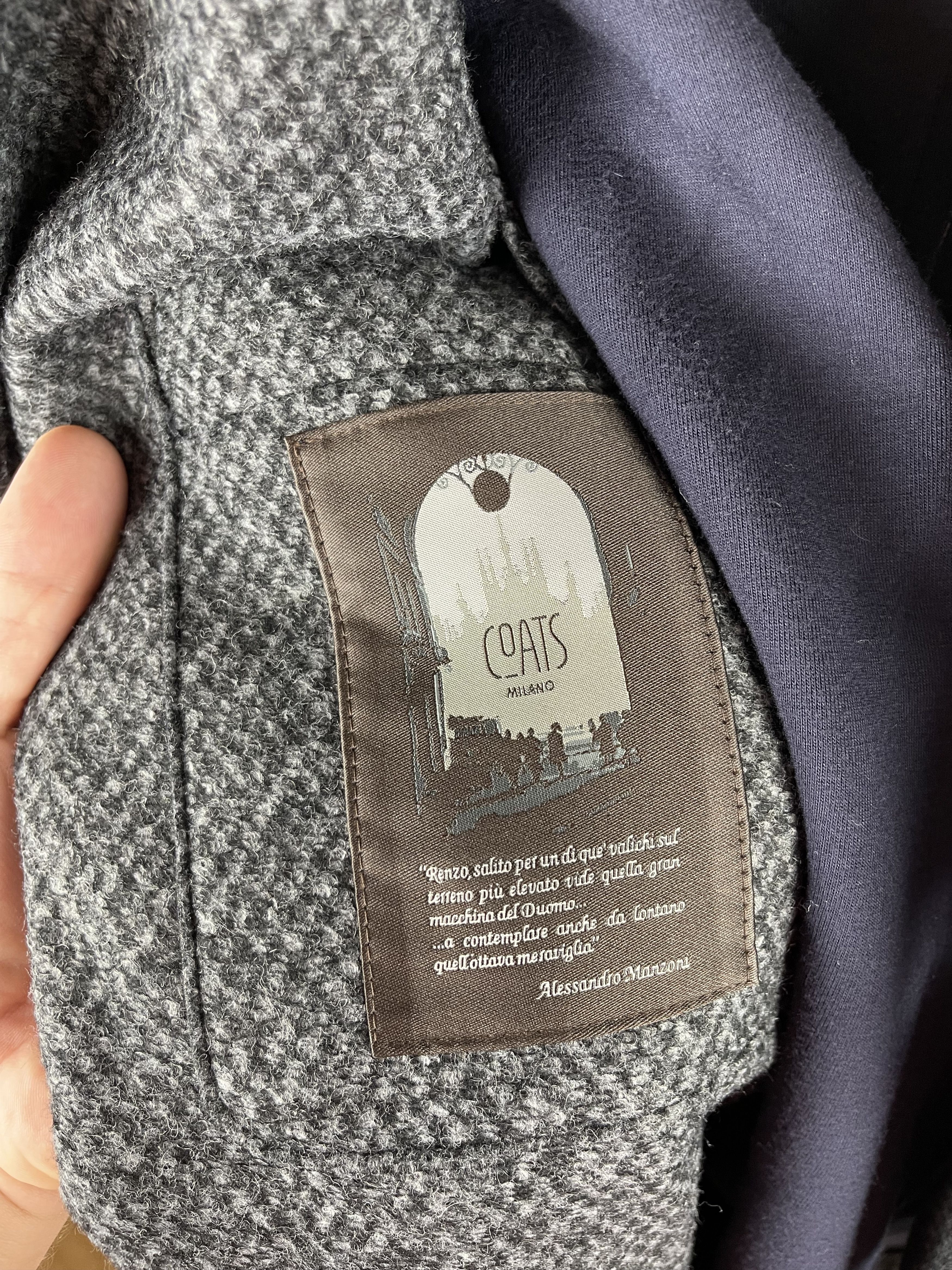Other Coats Milano made in Italy wool grey trench coat Size US M / EU 48-50 / 2 - 8 Thumbnail