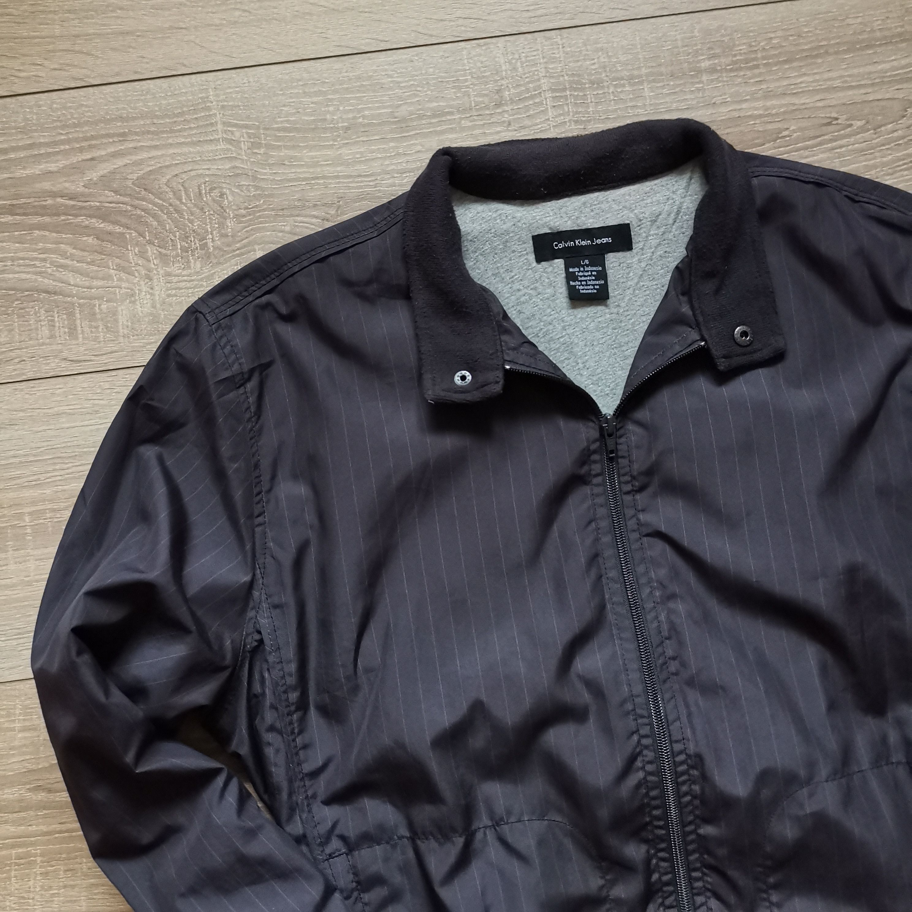 Calvin Klein Vintage Calvin Klein striped bomber jacket Size US L / EU 52-54 / 3 - 4 Thumbnail