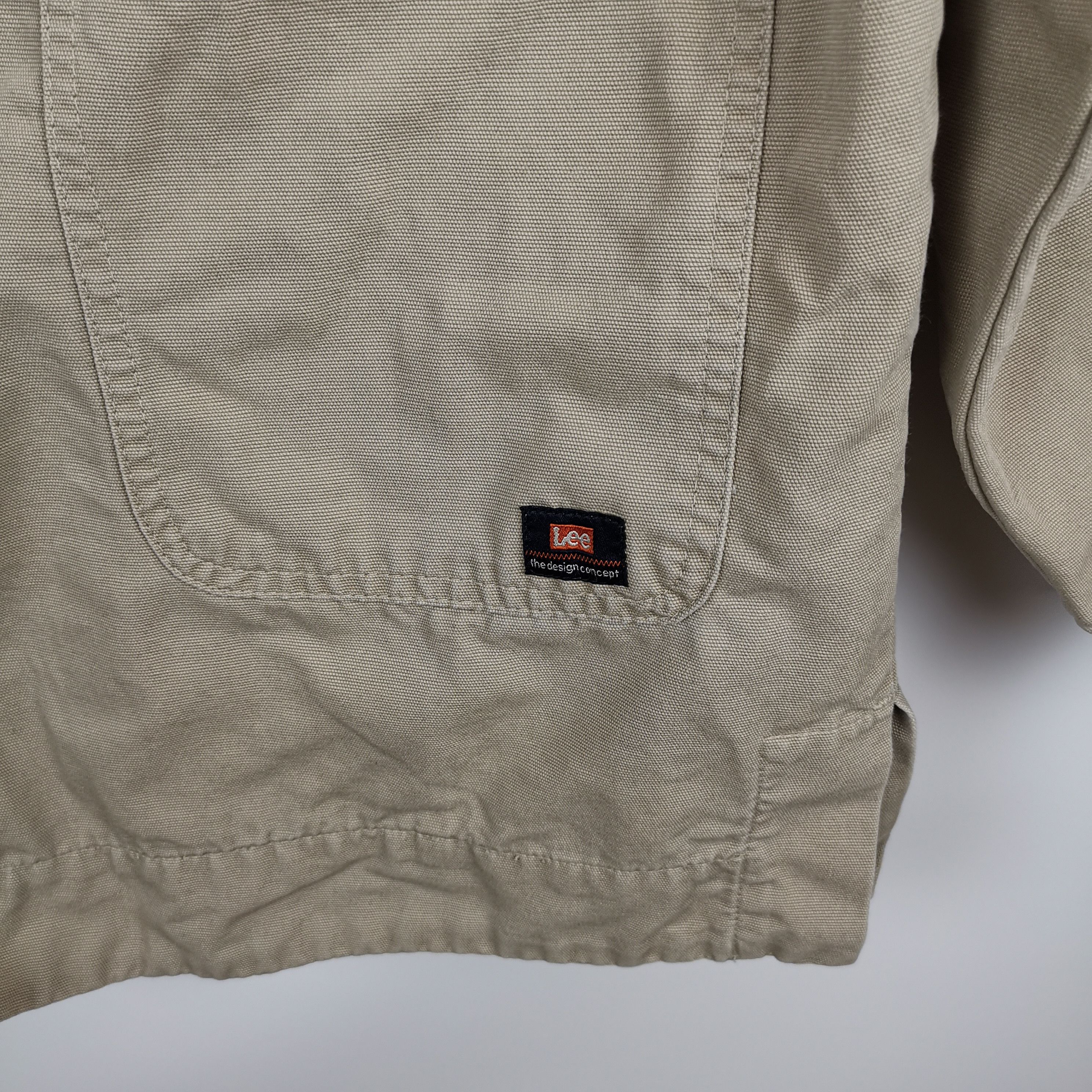 Lee Vintage Lee Blue jeans beige denim coach jacket Size US L / EU 52-54 / 3 - 2 Thumbnail