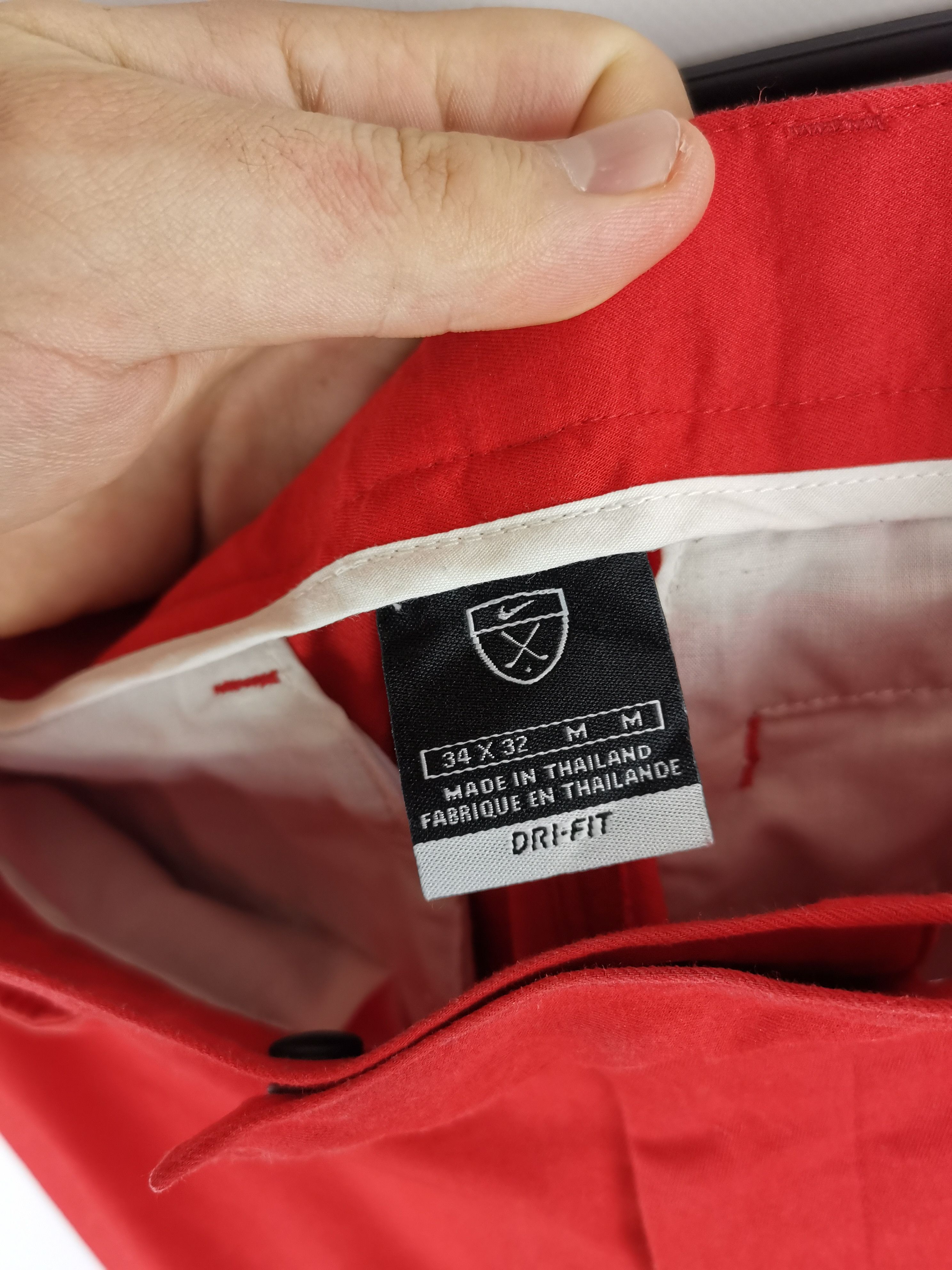Nike Nike golf vintage y2k logo swoosh red casual pants Size US 34 / EU 50 - 4 Thumbnail