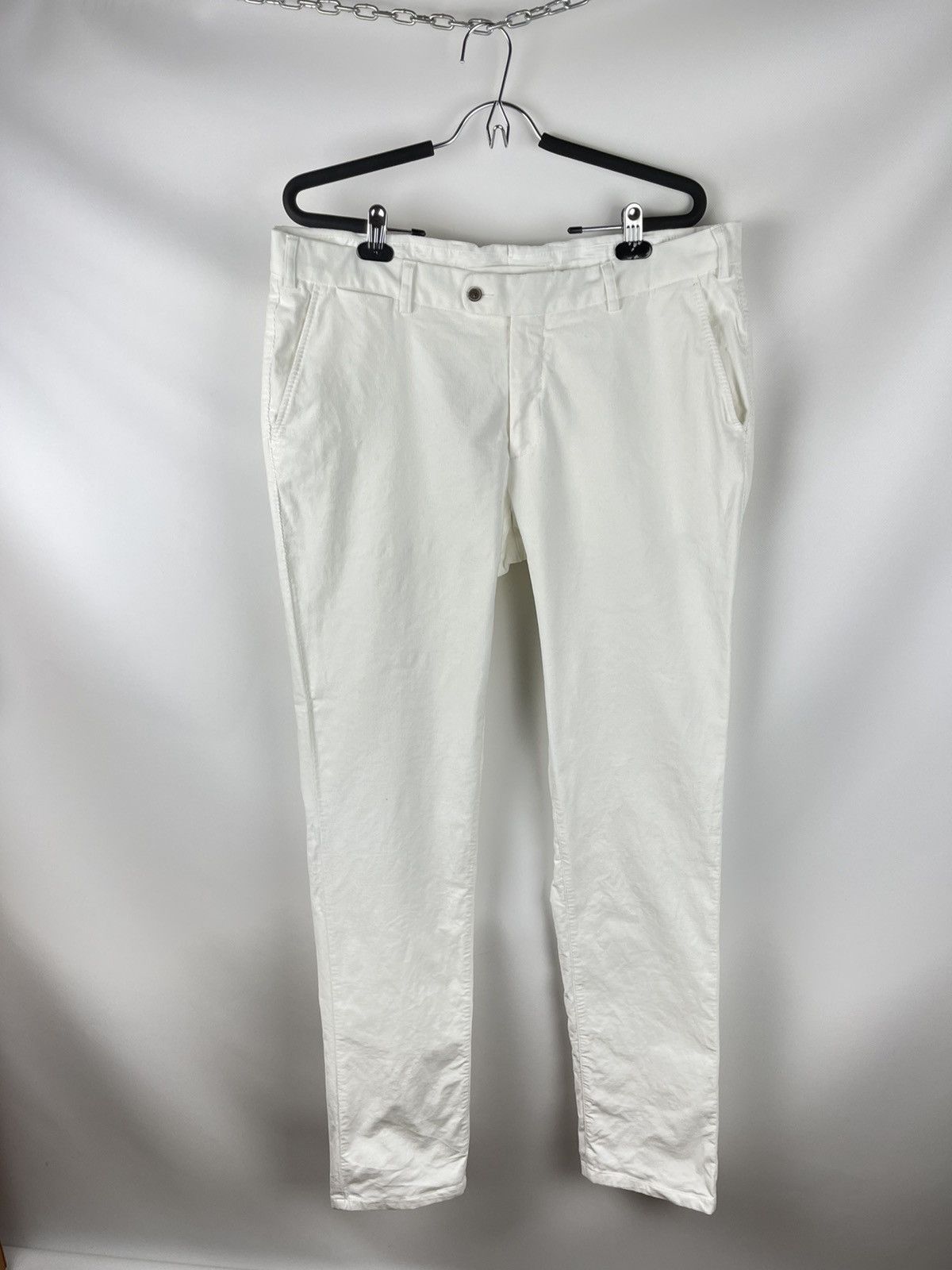 Suitsupply Suitsupply Porto white corduroy pants chinos casual trousers Size US 38 / EU 54 - 1 Thumbnail