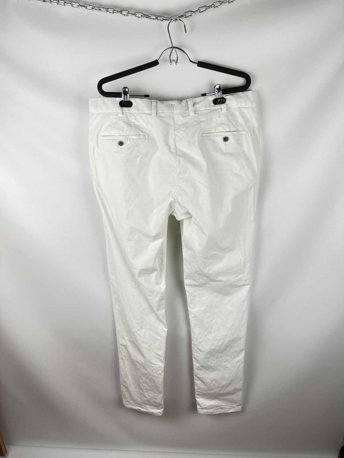 Suitsupply Suitsupply Porto white corduroy pants chinos casual trousers Size US 38 / EU 54 - 2 Thumbnail