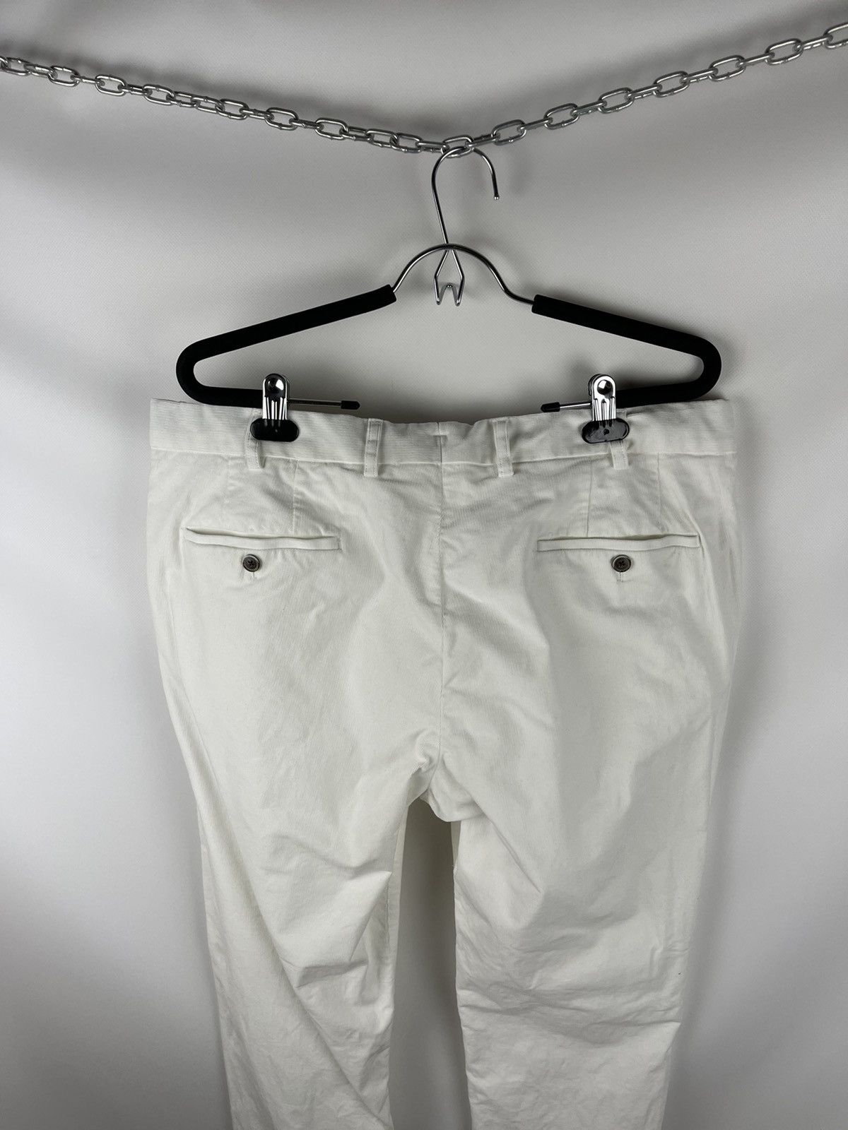 Suitsupply Suitsupply Porto white corduroy pants chinos casual trousers Size US 38 / EU 54 - 8 Thumbnail