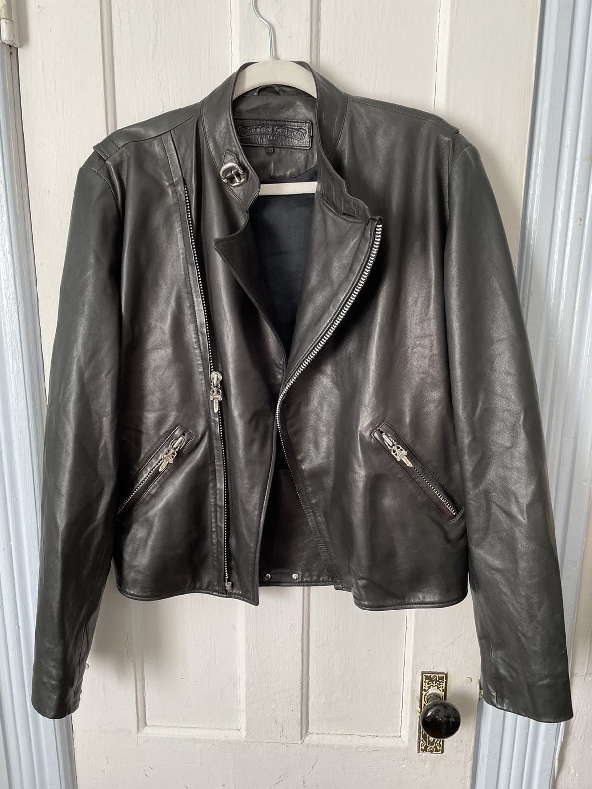 Chrome Hearts Chrome Hearts Leather Jacket Vintage | Grailed