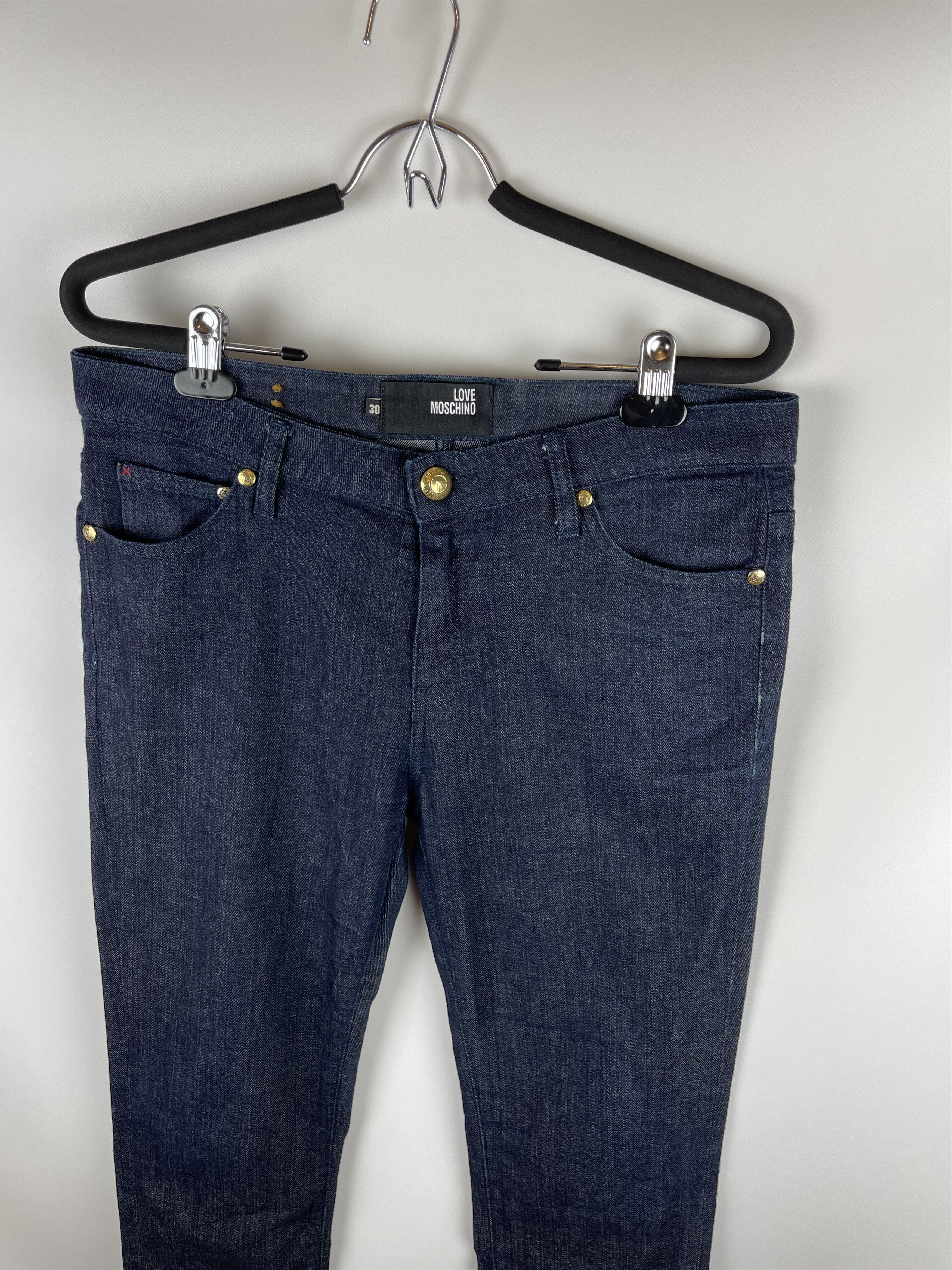 Moschino Moschino Love pocket printed denim jeans pants Size 30" / US 8 / IT 44 - 3 Thumbnail