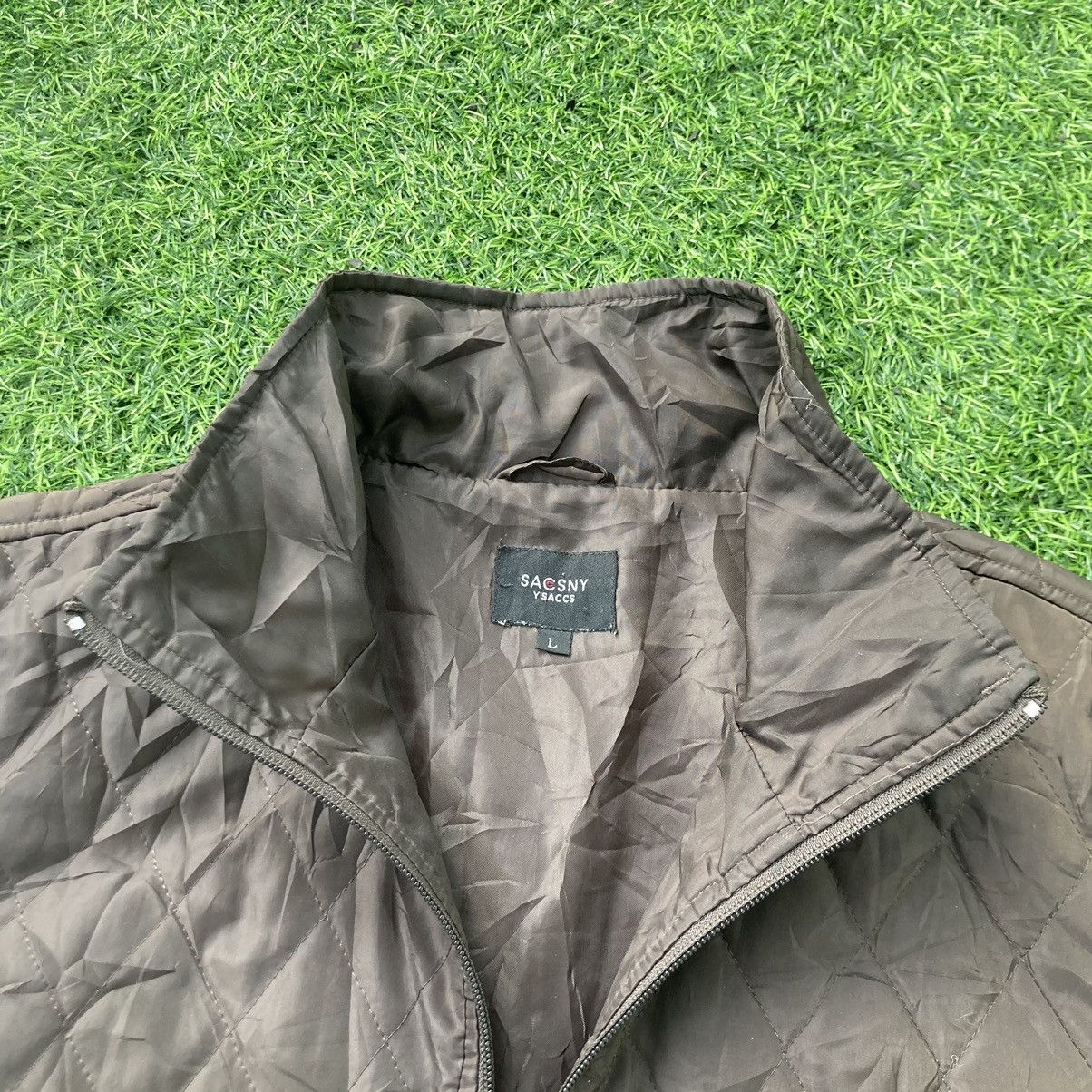 Yohji Yamamoto Yohji Yamamoto Sacsny Y’ Saccs Quilted Jacket Size US L / EU 52-54 / 3 - 5 Thumbnail