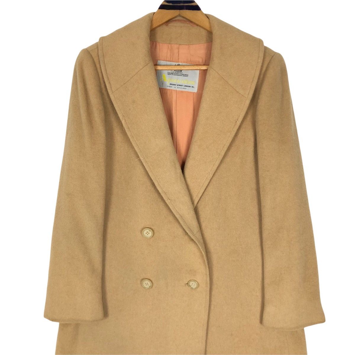 Aquascutum Vintage Aquascutum Of London Wool Car Coat Double Breasted Size US S / EU 44-46 / 1 - 3 Thumbnail