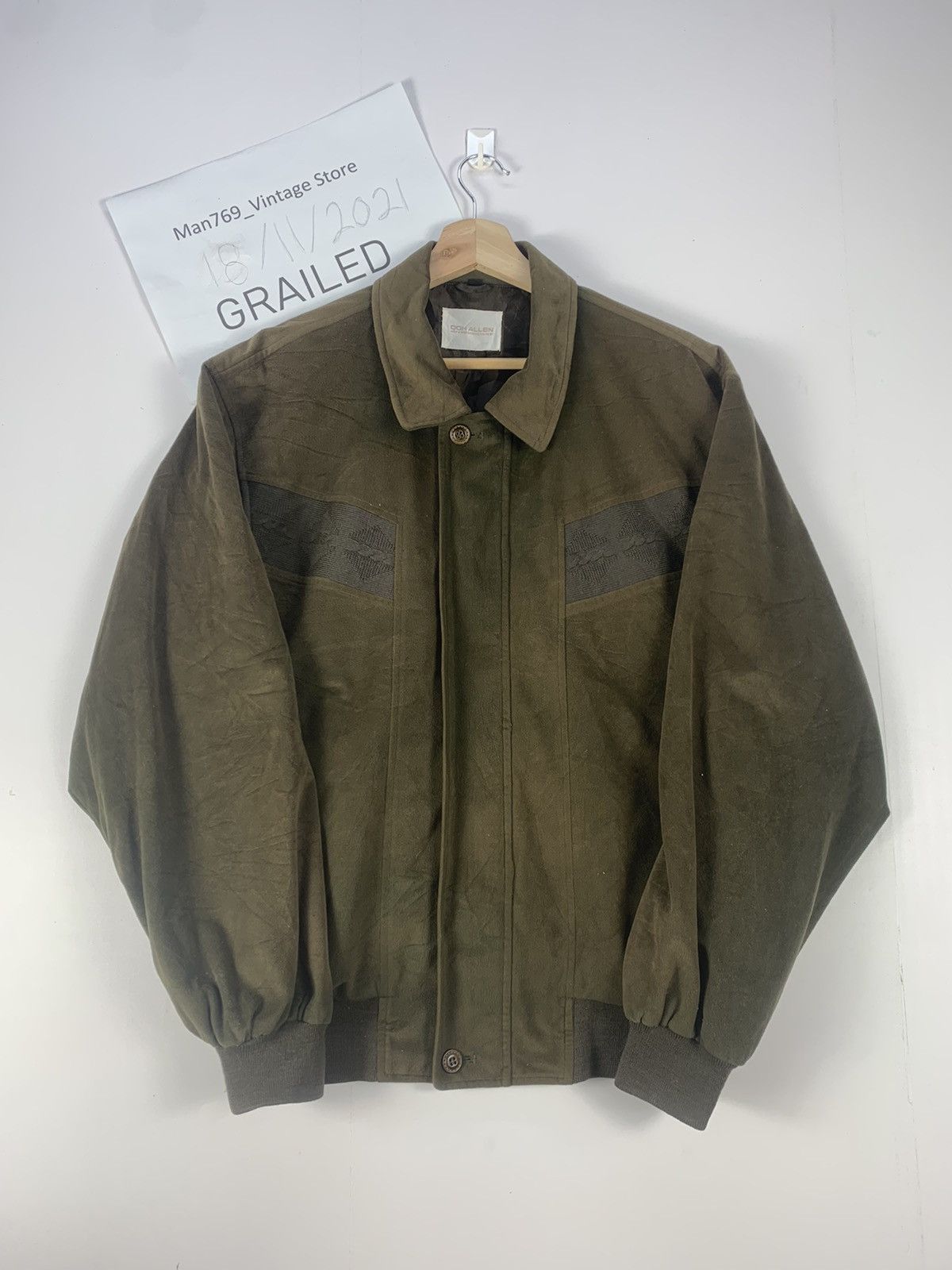 Vintage Don Allen Jacket Zipper Sweater