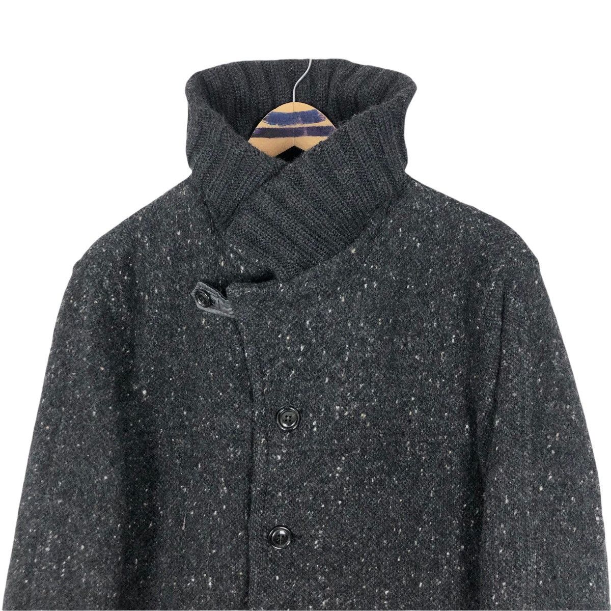 Japanese Brand PPFM Wool Overcoat Large Collar Size US L / EU 52-54 / 3 - 6 Thumbnail