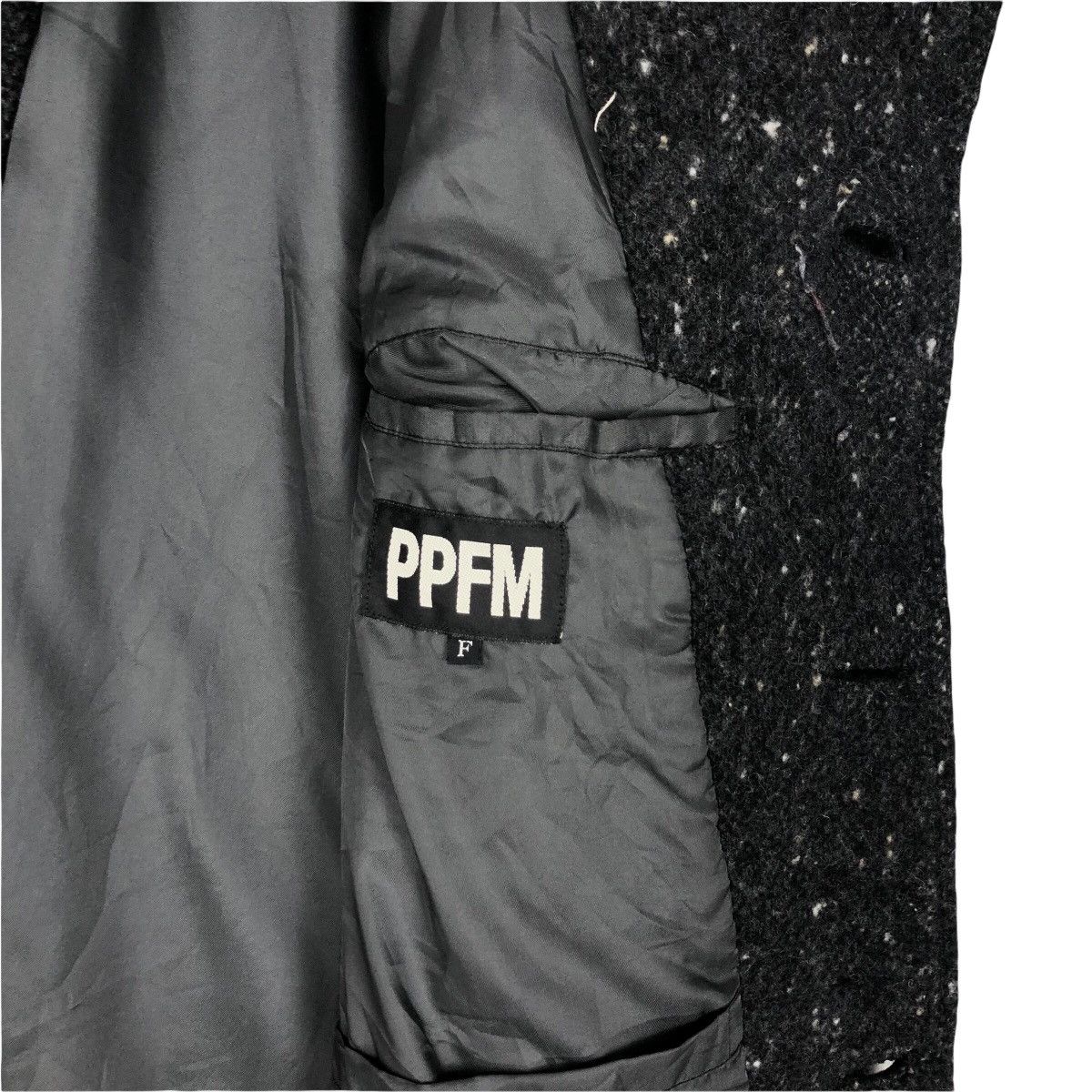 Japanese Brand PPFM Wool Overcoat Large Collar Size US L / EU 52-54 / 3 - 9 Thumbnail