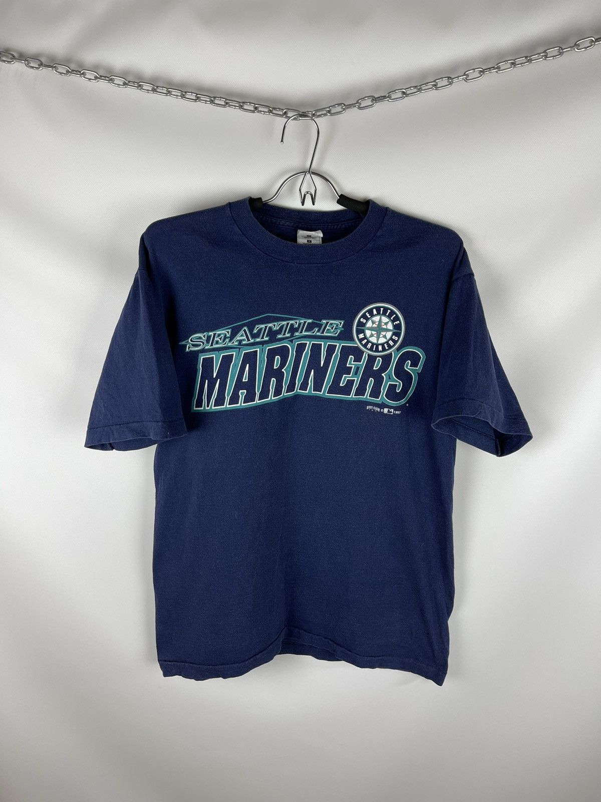 MLB × Vintage Fruit of the loom vintage 1997 MLB Seattle Mariners big logo Size US L / EU 52-54 / 3 - 2 Thumbnail