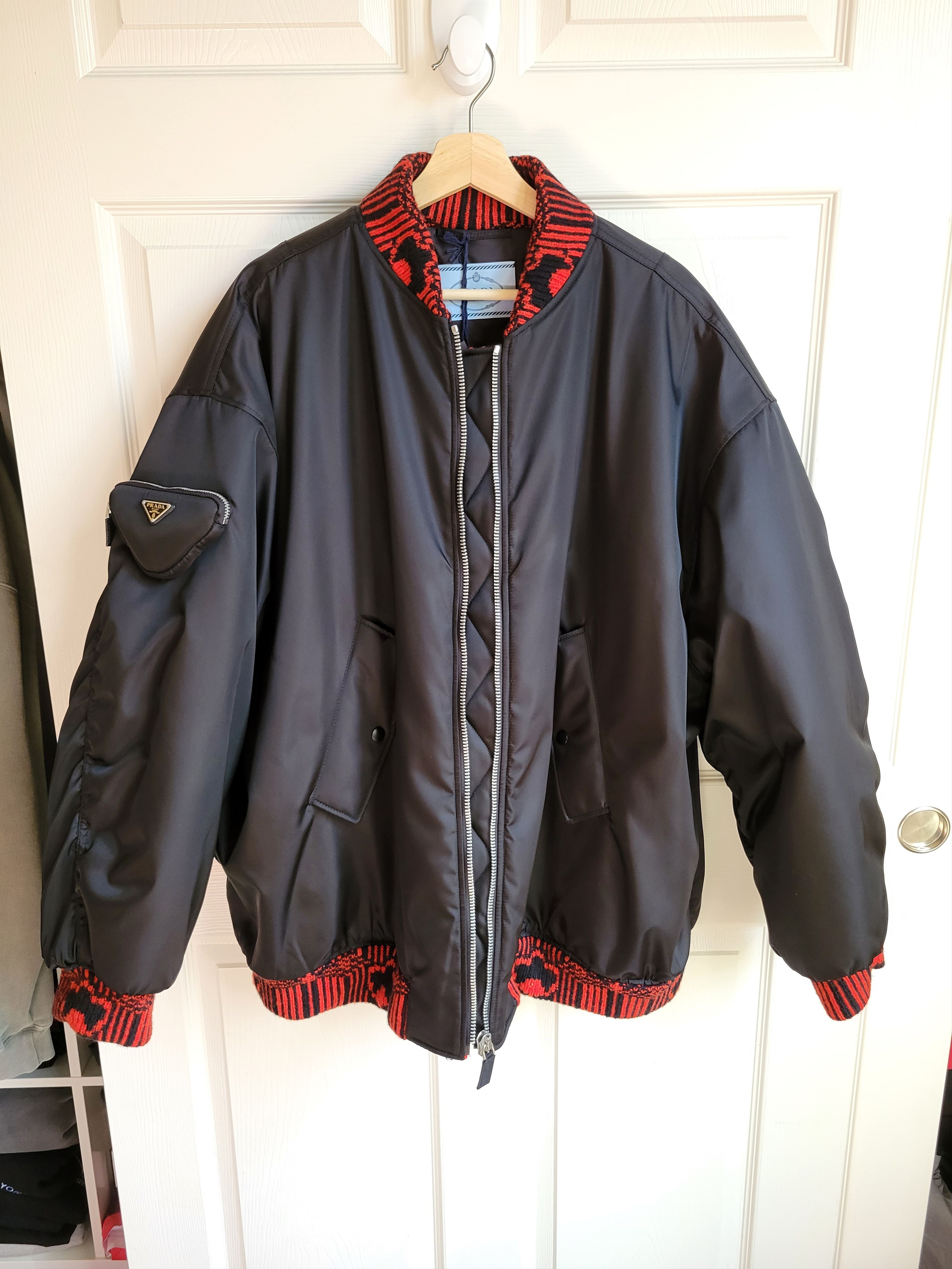 Raf Simons $6k Prada RAF Re-nylon Bomber | Grailed