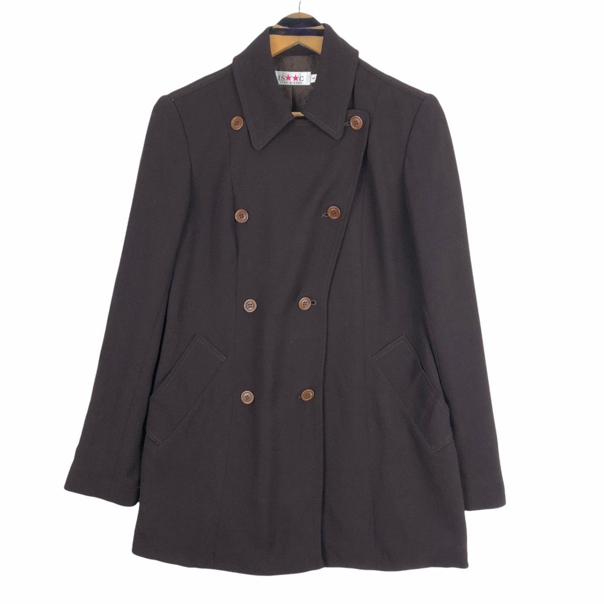 Isaac Mizrahi Vintage 90s Isaac Mizrahi Peacoat Trench Coat Size US XS / EU 42 / 0 - 1 Thumbnail
