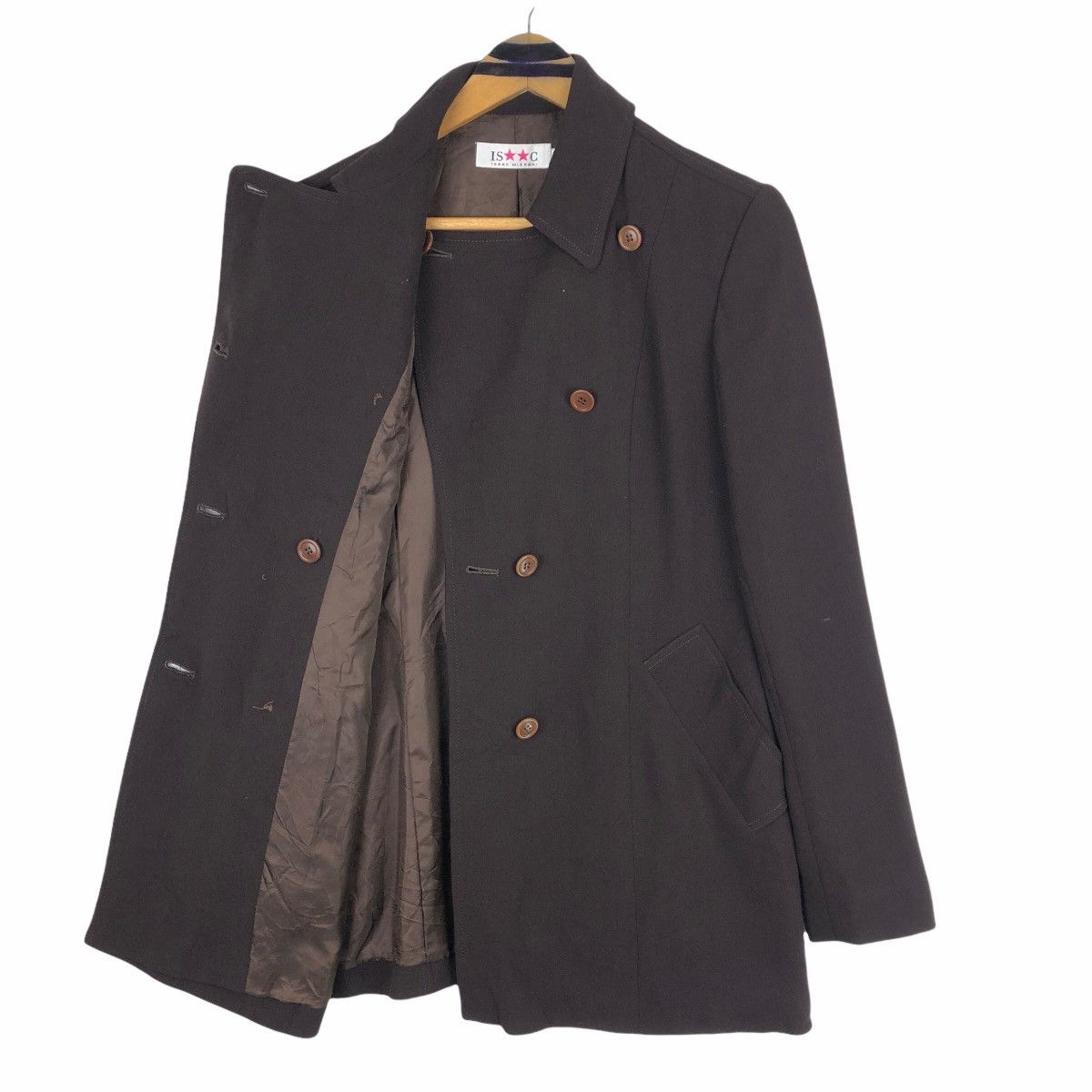 Isaac Mizrahi Vintage 90s Isaac Mizrahi Peacoat Trench Coat Size US XS / EU 42 / 0 - 9 Thumbnail