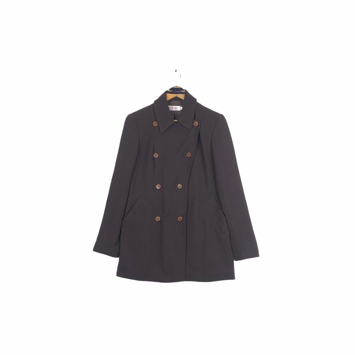 Isaac Mizrahi Vintage 90s Isaac Mizrahi Peacoat Trench Coat Size US XS / EU 42 / 0 - 2 Thumbnail