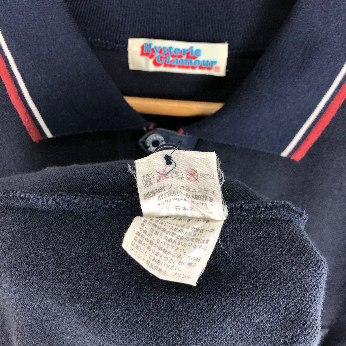 Hysteric Glamour Vintage Hysteric Glamour Polo Shirt Spell Out Size US XS / EU 42 / 0 - 12 Thumbnail