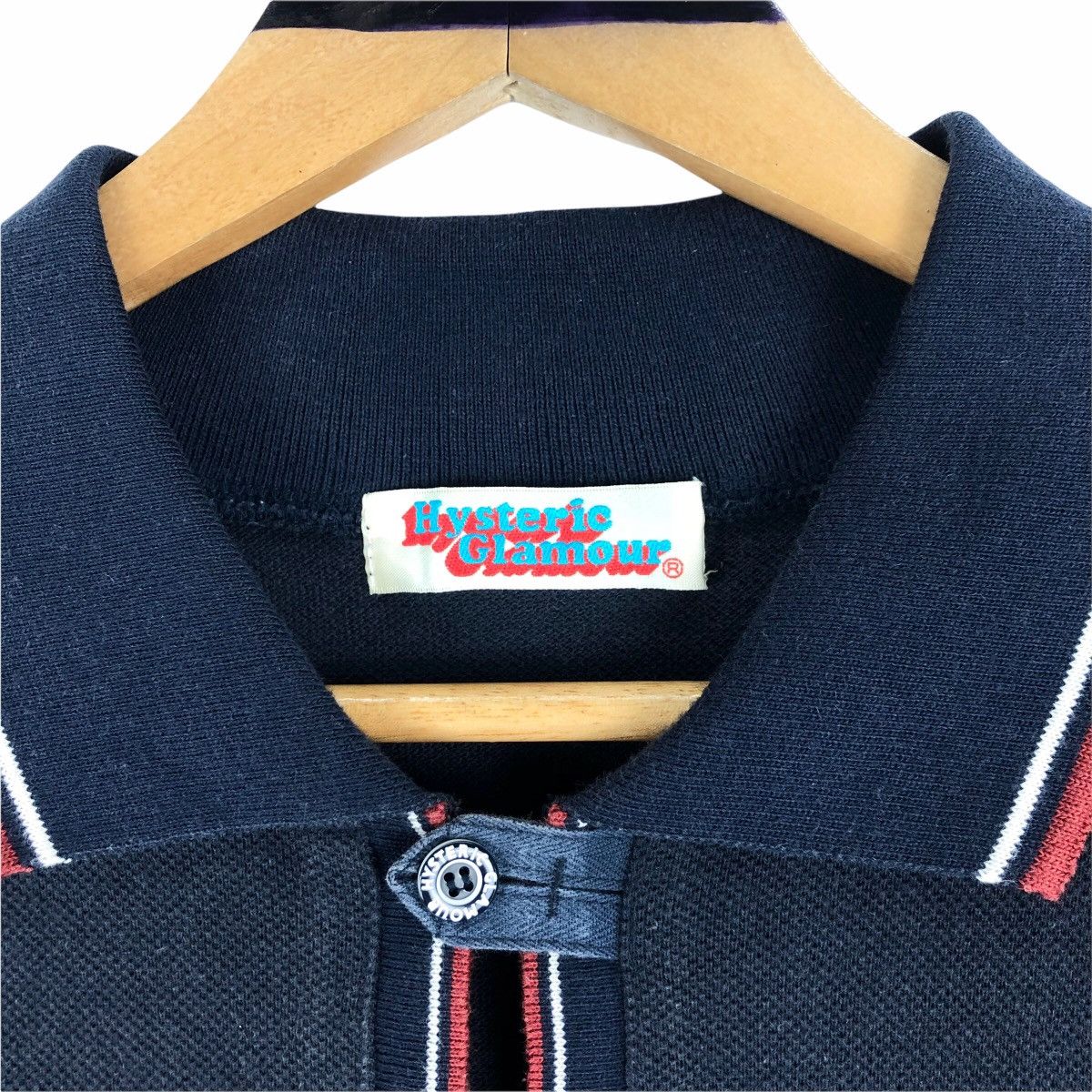 Hysteric Glamour Vintage Hysteric Glamour Polo Shirt Spell Out Size US XS / EU 42 / 0 - 10 Thumbnail