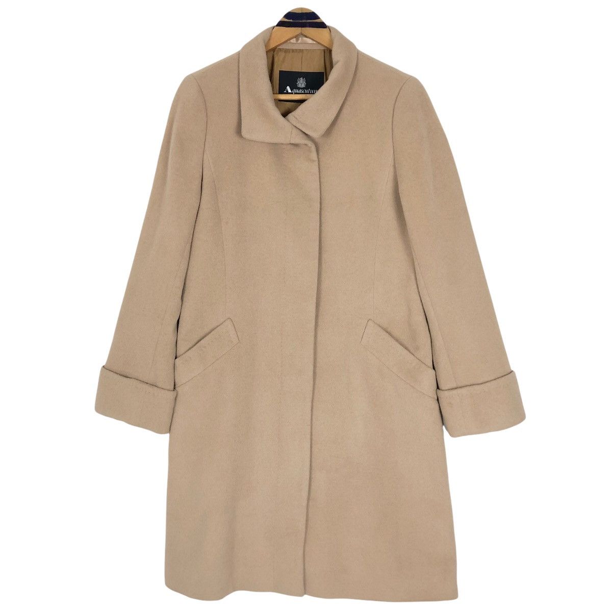 Aquascutum Vintage Aquascutum Of London Women’s Wool Car Coat Size L / US 10 / IT 46 - 1 Thumbnail
