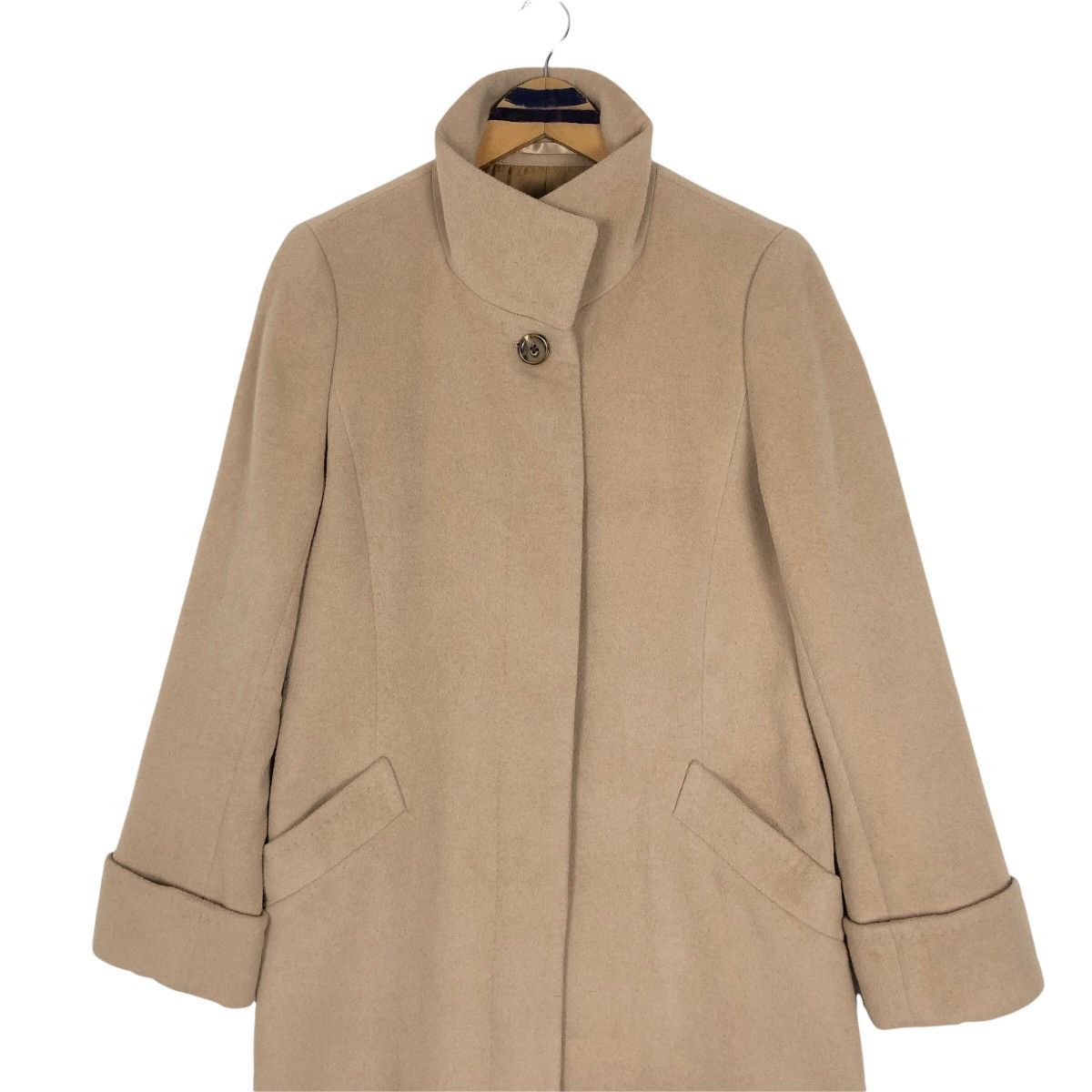 Aquascutum Vintage Aquascutum Of London Women’s Wool Car Coat Size L / US 10 / IT 46 - 4 Thumbnail