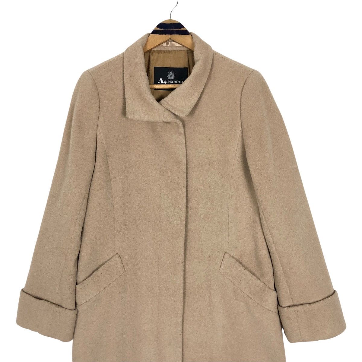 Aquascutum Vintage Aquascutum Of London Women’s Wool Car Coat Size L / US 10 / IT 46 - 3 Thumbnail