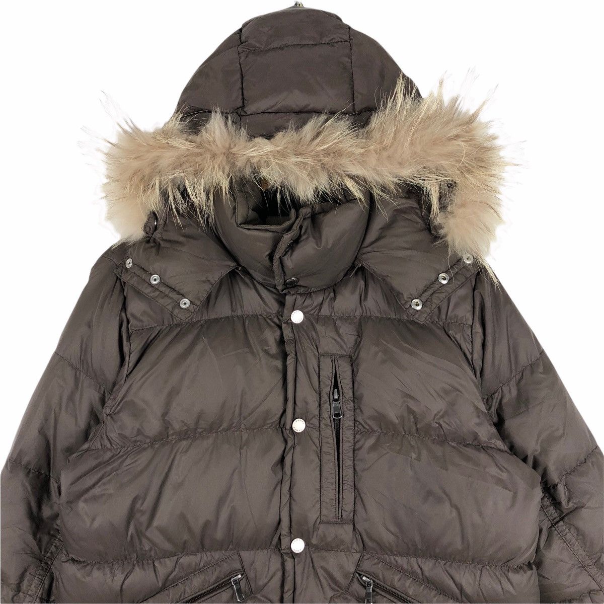 Japanese Brand Camp 7 Boulder Colorado Down Jacket Nylon Raccoon Fur Size US M / EU 48-50 / 2 - 6 Thumbnail