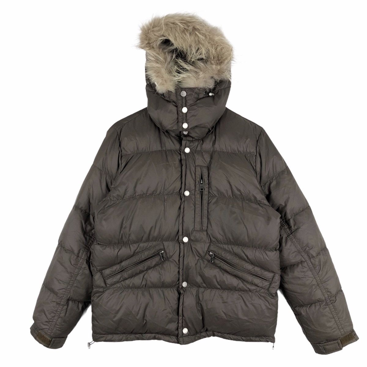 Japanese Brand Camp 7 Boulder Colorado Down Jacket Nylon Raccoon Fur Size US M / EU 48-50 / 2 - 5 Thumbnail