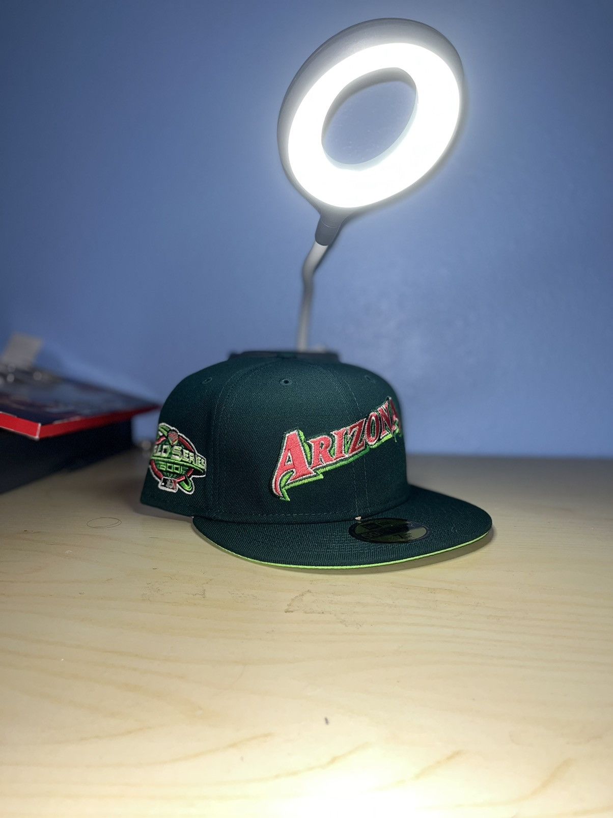 7 1/8- Arizona Diamondbacks “Watermelon” Script Fitted Hat