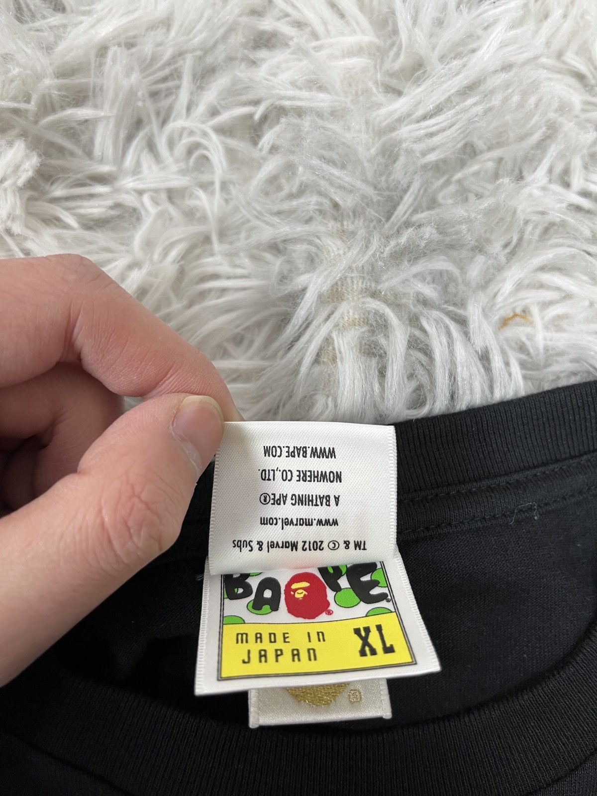 Bape Bape x Marvel Spider-Man Bape tee Size US XL / EU 56 / 4 - 4 Thumbnail