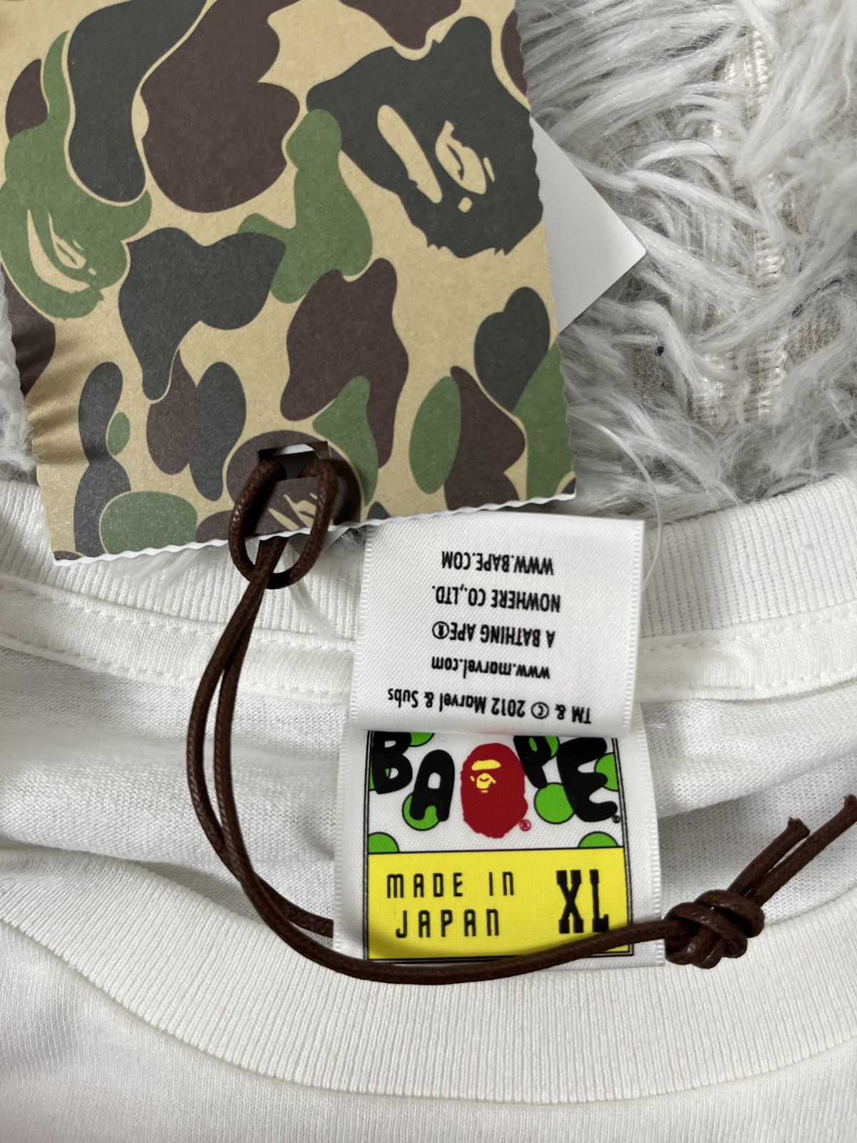 Bape Bape x Marvel Spider-Man Bape tee Size US XL / EU 56 / 4 - 4 Thumbnail