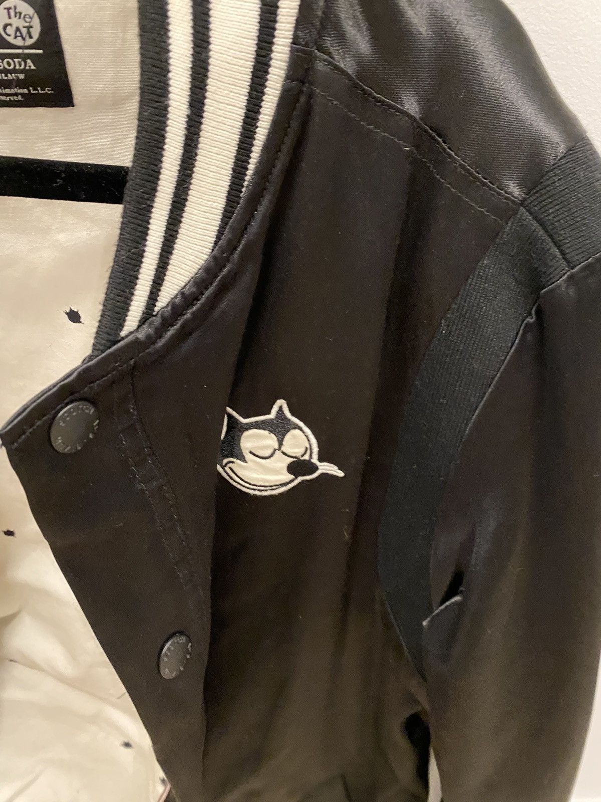 Scotch and soda felix the cat leather jacket shop