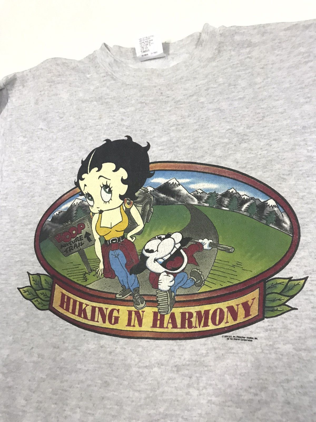 Cartoon Network vintage 90s betty boop Sweatshirt big logo s Size US L / EU 52-54 / 3 - 9 Thumbnail