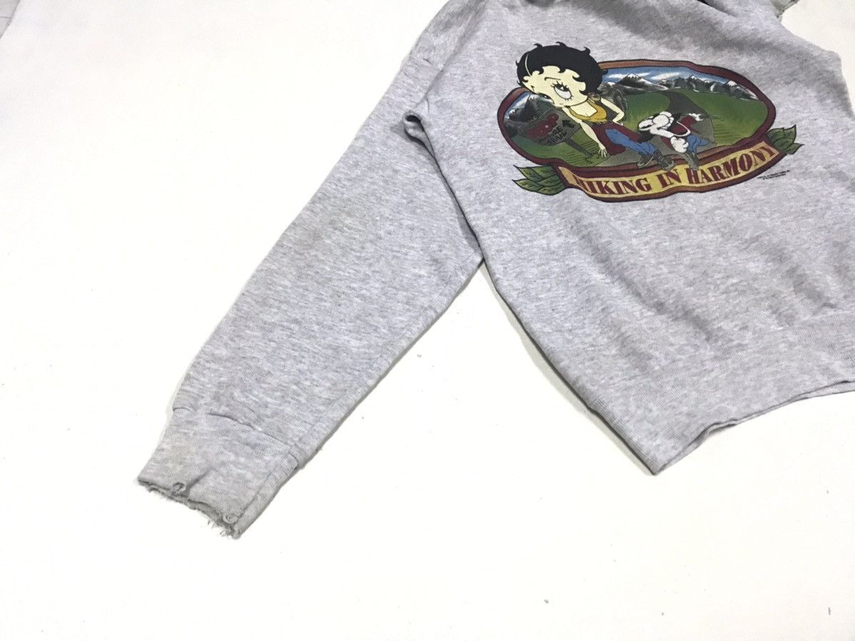 Cartoon Network vintage 90s betty boop Sweatshirt big logo s Size US L / EU 52-54 / 3 - 3 Thumbnail