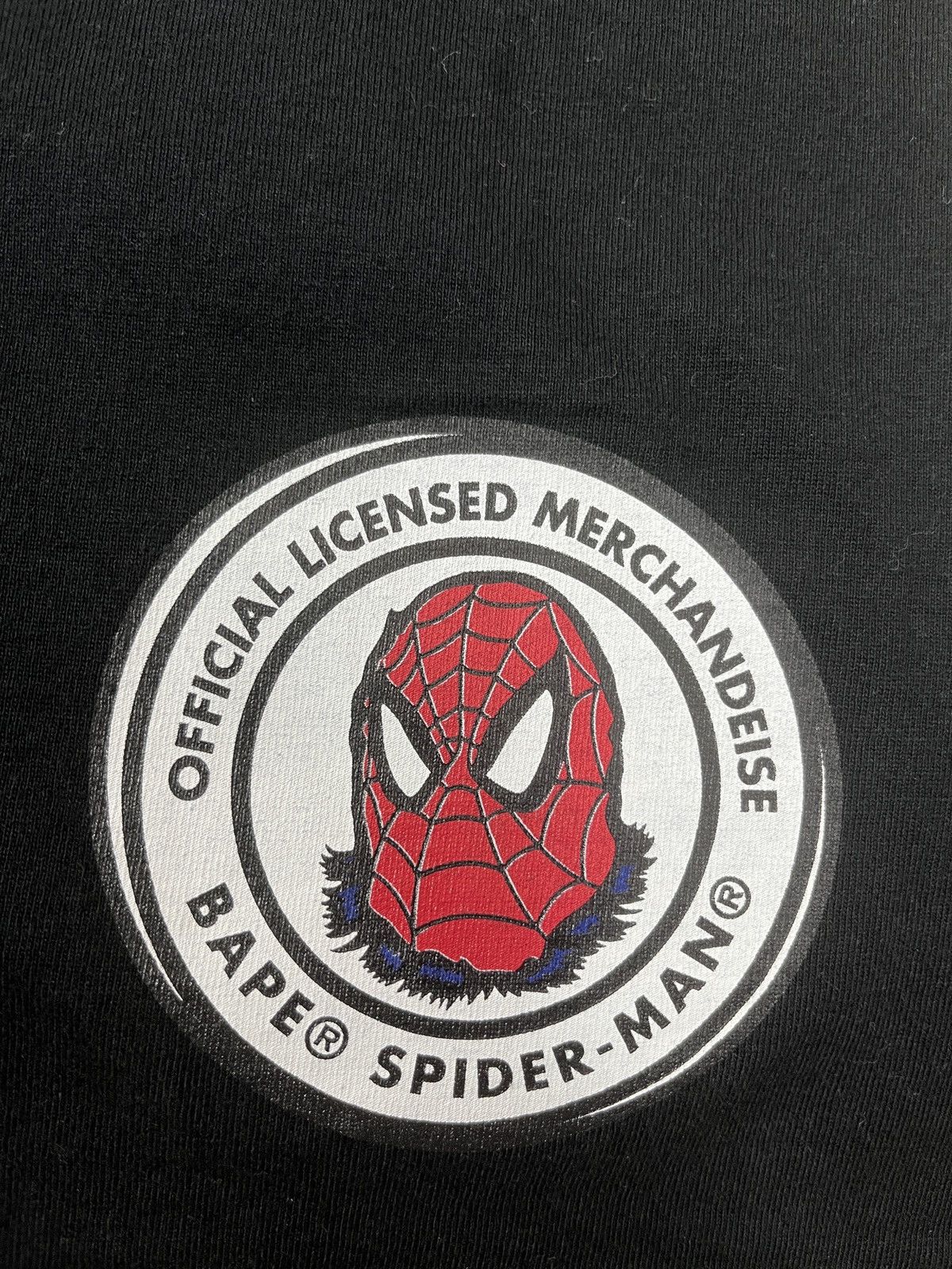 Bape Bape x Marvel Spider-Man Bape tee Size US XL / EU 56 / 4 - 4 Thumbnail