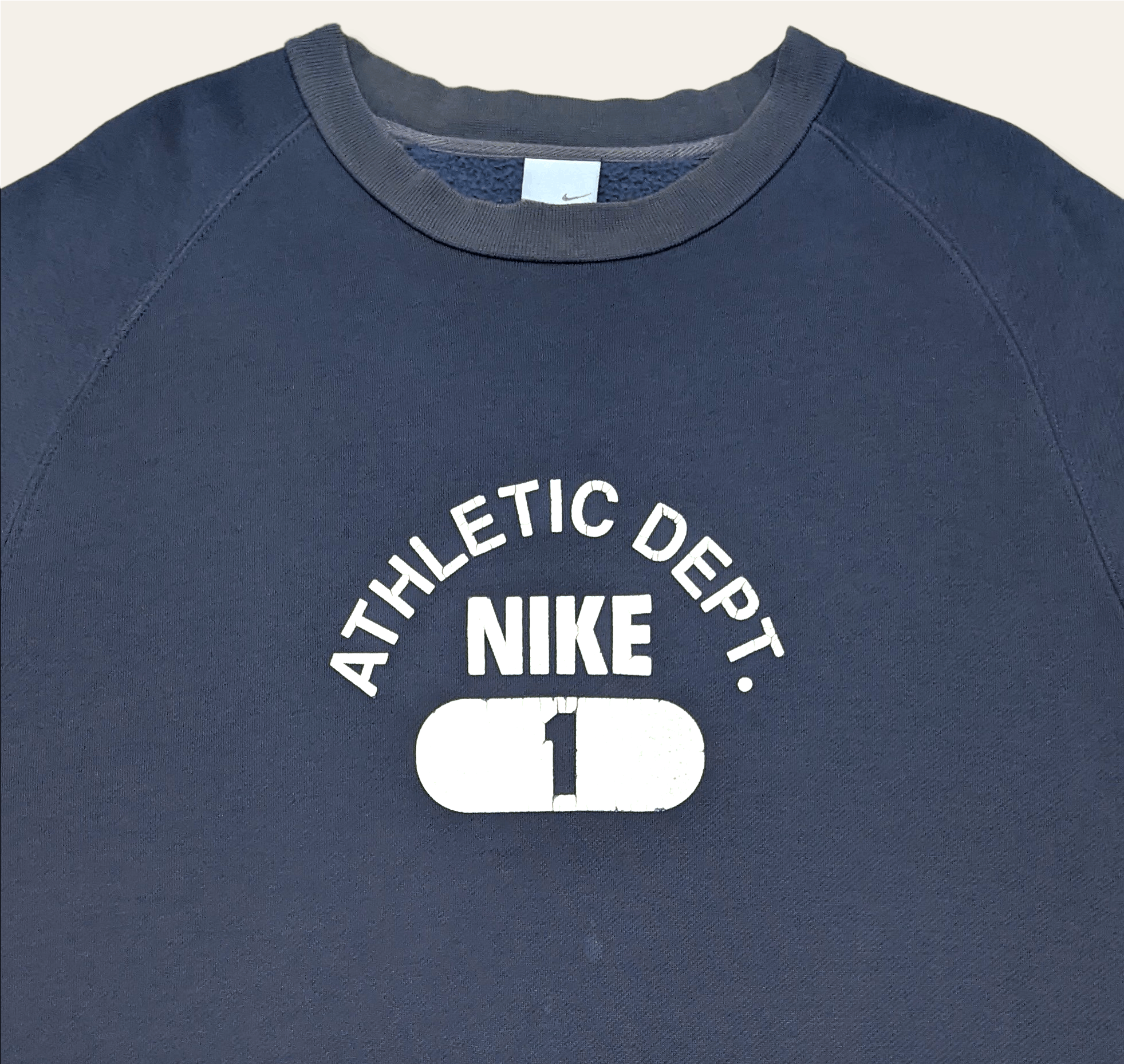 Nike × Vintage Vintage Distressed Y2k Nike 1 Athletic Dept Sweatshirt Size US XL / EU 56 / 4 - 5 Thumbnail
