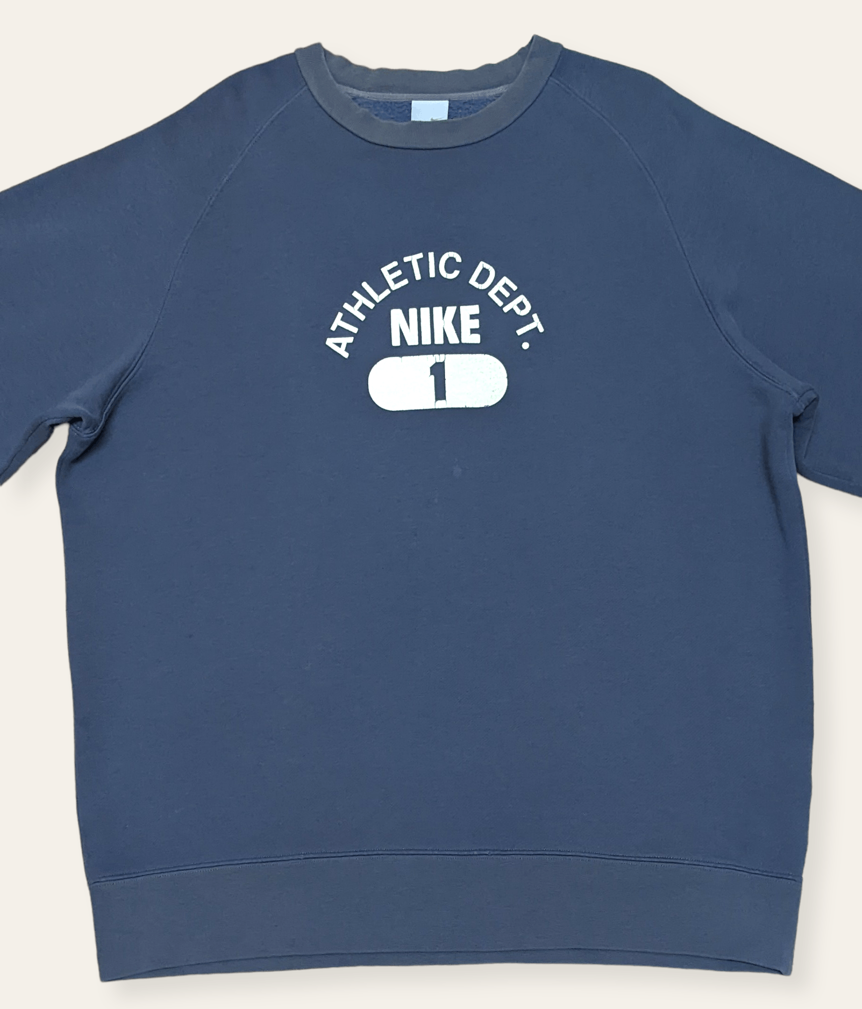 Nike × Vintage Vintage Distressed Y2k Nike 1 Athletic Dept Sweatshirt Size US XL / EU 56 / 4 - 3 Thumbnail
