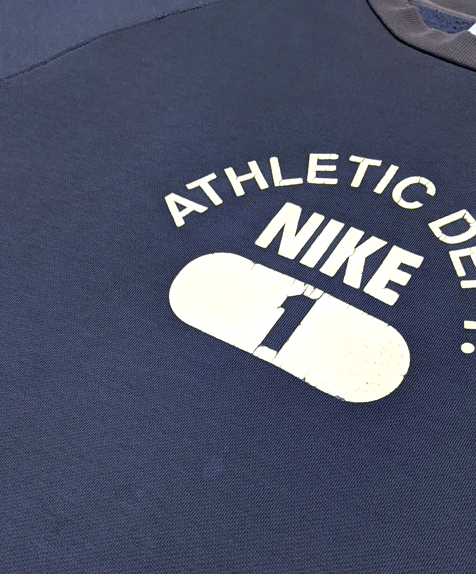 Nike × Vintage Vintage Distressed Y2k Nike 1 Athletic Dept Sweatshirt Size US XL / EU 56 / 4 - 15 Thumbnail