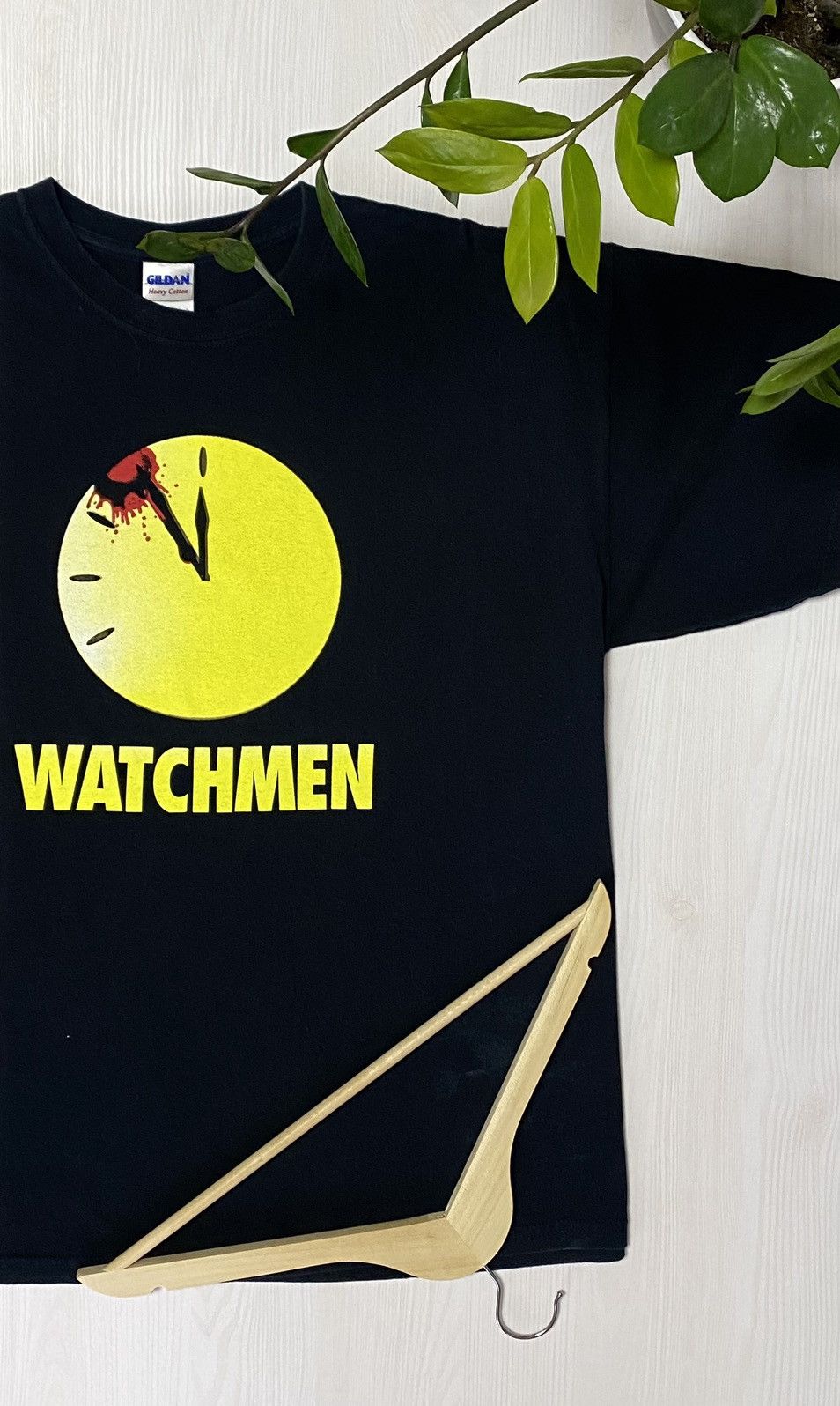 Vintage Watchmen Doomsday Clock T-shirt 2000s hype