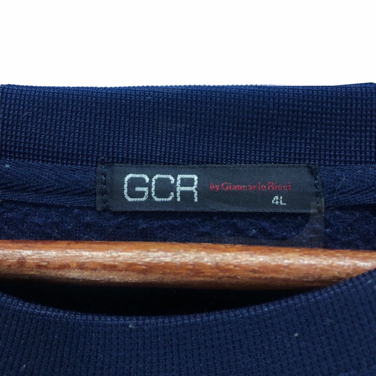 Giancarlo Ricci Crewneck Fleece Sweatshirt Italian Designer