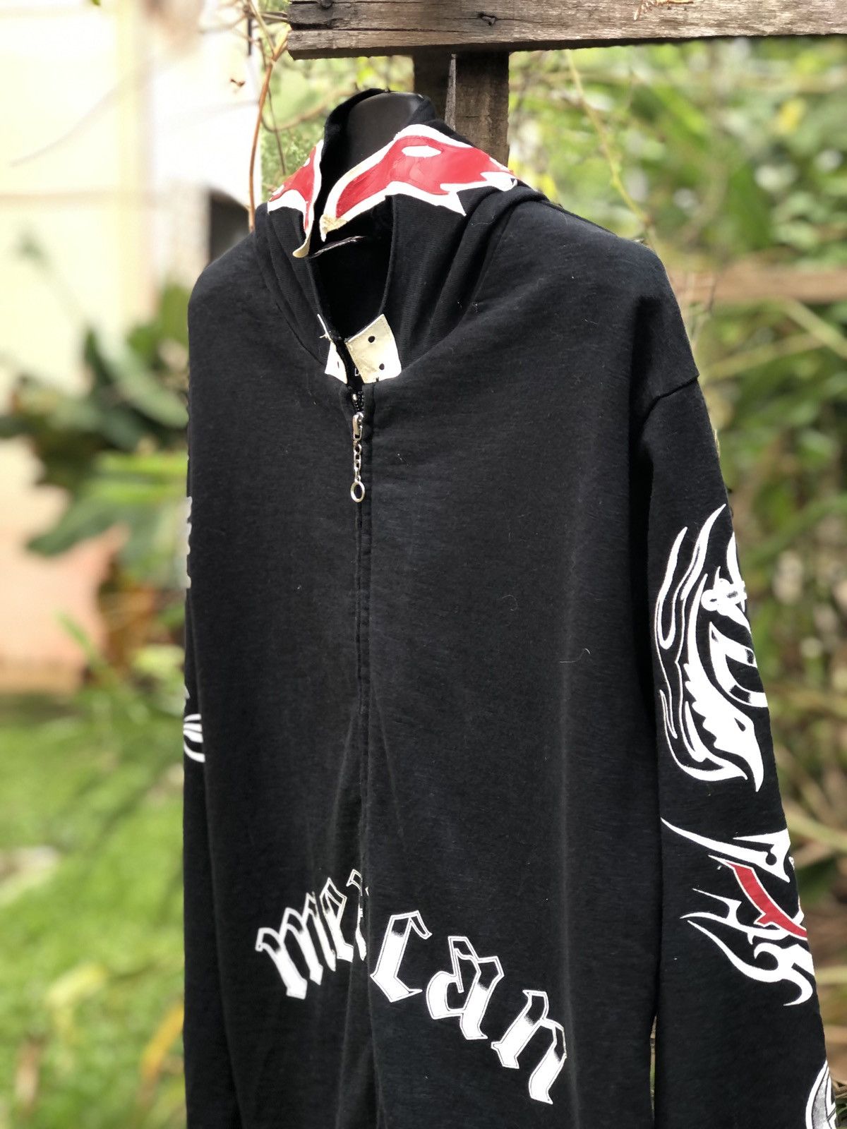 Vintage WWE Size XL Rey Mysterio Black Faded Pull cheapest Over Hoodie XNT